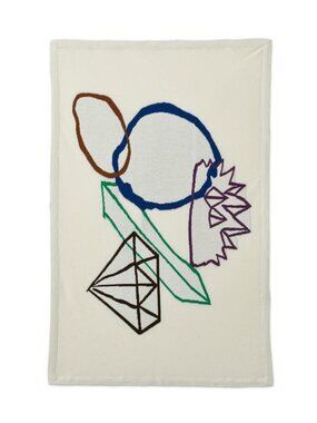 Organic Cotton Intarsia-Knit Blanket